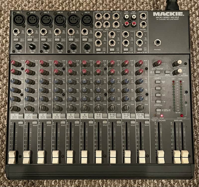 Mackie Micro Series 1402-VLZ 14-Channel Mic / Line Mixer | Reverb