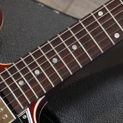 2011 Gibson ES-335 Dot Semi-Hollow Electric Guitar Satin Red + OHSC image 9