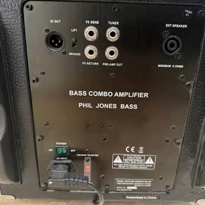 Phil Jones BG-400 Suitcase Compact (This thing is sick!!!!) 4x5" Bass Combo Amp 2010s - Red image 9