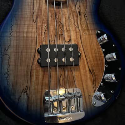 Ernie Ball Music Man Ball Family Reserve StingRay 4 H Paua Blue image 12
