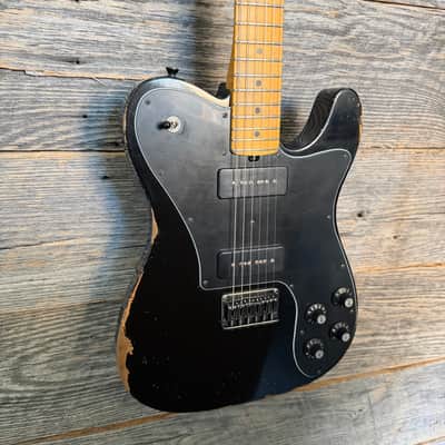 Friedman Vintage T Aged Guitar - Black (Medium/Heavy Aging) image 3