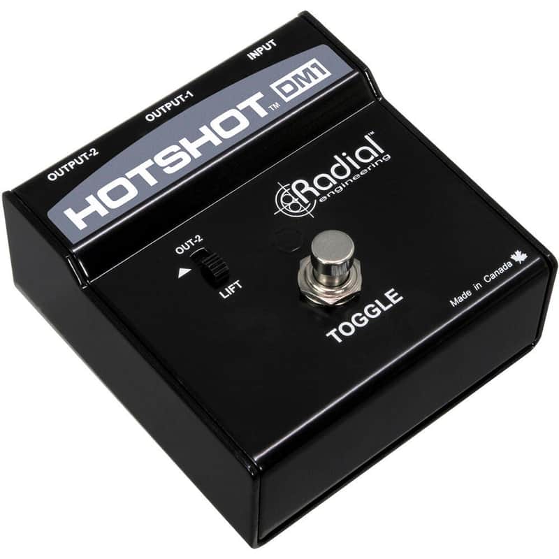 Radial Engineering HotShot DM-1 Dynamic Microphone Output Selector / Mute Switch image 1