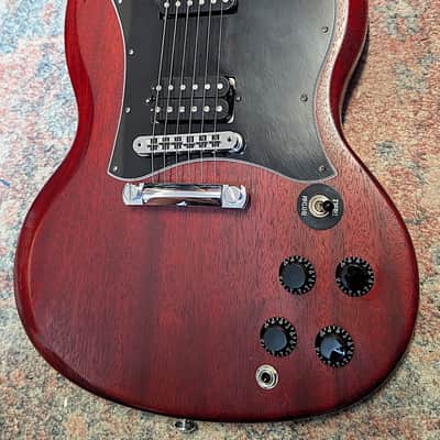 2016 Gibson SG Faded T with Rosewood Fretboard - Worn Cherry W/Hard Case image 2