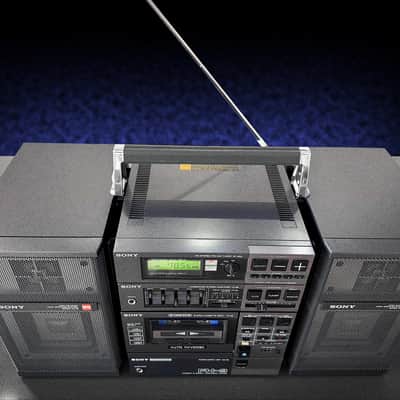 SONY FH-9 🌈 1983 Vintage Hi-Fi Cassette Boombox • MINT & RARE image 4