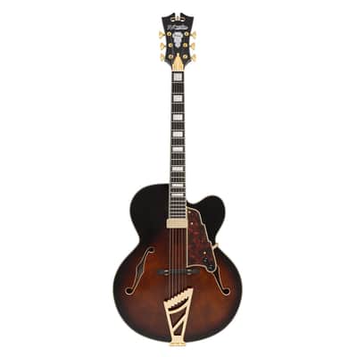 D'Angelico Premier EXL-1 Hollow Body Guitar - Gloss Brown Burst image 2