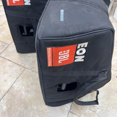 JBL EON 15G2 Powered PA Speakers - PAIR w/Padded Carry Bags - Working EON 15G2 image 2