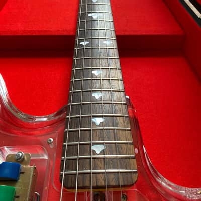 Very Rare 1990's Japanese Teisco Spectrum 5 Acrylic with OHSC. 100 built Worldwide image 14