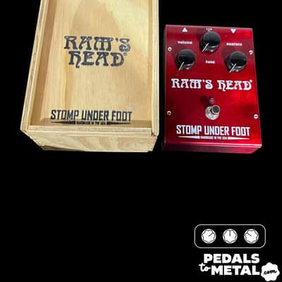 Stomp Under Foot Ram's Head (Violet Version) Fuzz Pedal | Reverb