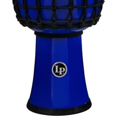 Lp 7-inch Rope Tuned Circle Djembe With Perfect-pitch Head - Blue image 2