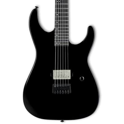 ESP LTD M-201HT 6-String Baritone Electric Guitar - Black image 1