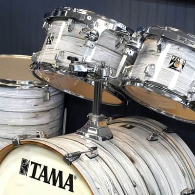 Tama Superstar Classic Wrap Shell Pack (20/10/12/14) Ice Ash Wrap image 2