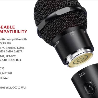 Xvive M5 D Sistema Doppio Microfono Wireless Handheld A Capsule Intercambiabili image 3