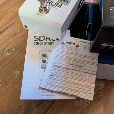DigiTech SDRUM Guitar Effect Pedal MINT With Original Packaging White image 5