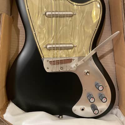 Mint NOS Danelectro Hornet Baritone — New Old Stock Dead on ‘67 Baritone Reissue — Factory Black, Jazzmaster Style image 3