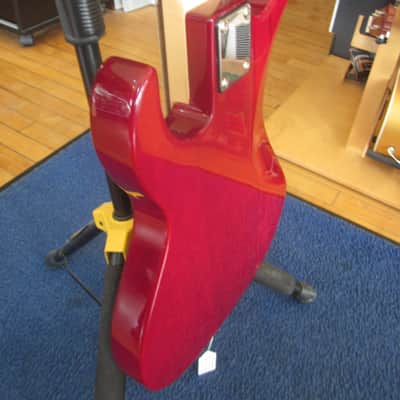 J. Reynold 4-String Electric Bass - Red/White image 13