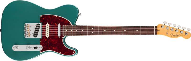 Fender American Professional Classic Hotshot Telecaster Rosewood FB Faded Sherwood Green Metallic with Bag