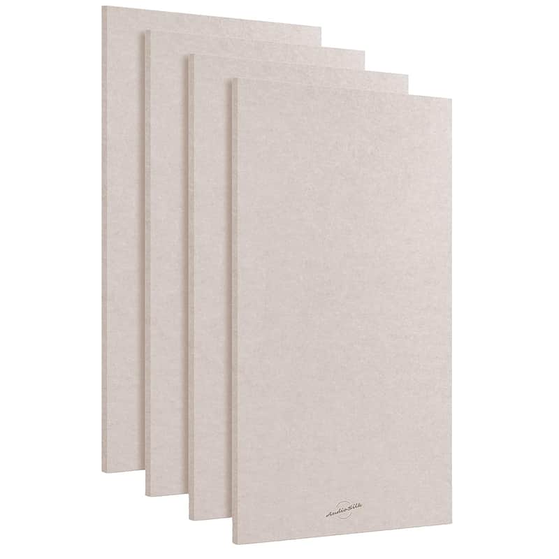 Acoustic Panels, 4 Pack Room Kit, Large, 46" X 23", Natural image 1