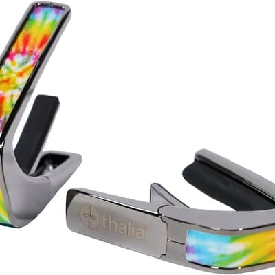 Thalia Black Chrome - Pearl Tie-Dye  Deluxe Series Capo image 1