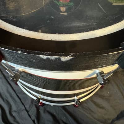 Rikki Rockett's, Rockett Drum Works, Devil City Angels, Carbon Fiber Shell, 22", 12", 14", 16", Matching 6x14" Snare. 2015 SIGNED!! image 22
