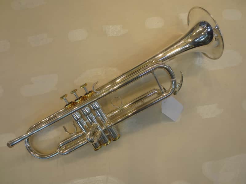 Musikwerks Pro Quality NEW Trumpet-Silver Plated-Abalone Buttons-Smooth Action! image 1