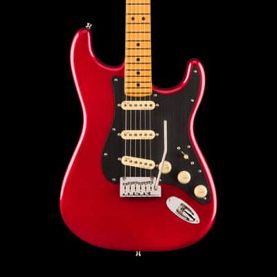 Fender American Ultra II Stratocaster Sinister Red with Case image 1