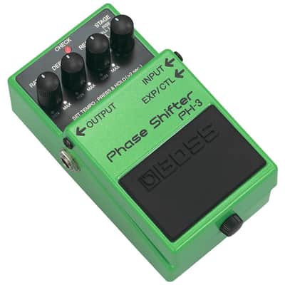 Boss PH-3 Phase Shifter Pedal Bundle w/ 2-Pack Strukture S6P48 Woven Right Angle Patch Cable, 12-Pack Guitar Pick and Liquid Audio Polishing Cloth image 6