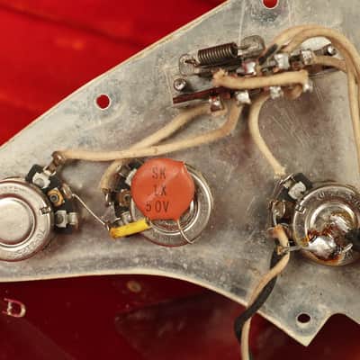 1964 pre-CBS Fender Stratocaster R&R Candy Apple Red '60s nitro factory refinish image 25