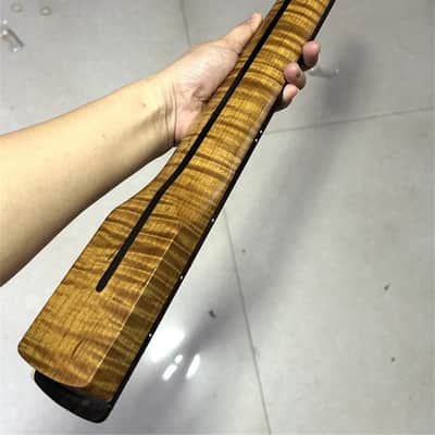 21 fret Stainless steel Rosewood Roasted Flame Maple Electric Bass Neck part image 5