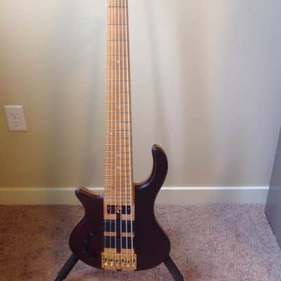 Simonetti 6 String lefty Bass mid-2000 hand rubbed finish image 2