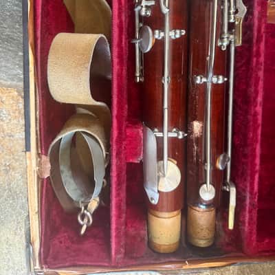 Conn brand Wood Bassoon with case and bocal image 2