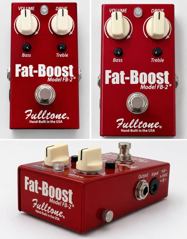 Fulltone Fat Boost FB-2 2000s - Red image 1