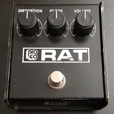 1980s - Vintage ProCo Small Box RAT 1988 - Black with White Lettering image 3