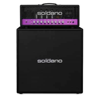 Soldano SLO-100 - Signed Purple Panel - Black Head image 3