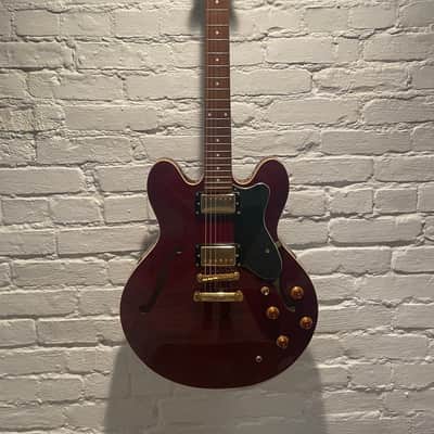 Epiphone Dot Deluxe (Plus Top) 2001 - 2007 - Wine Red image 1