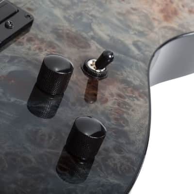 Schecter 3955-SHC PT Standard 6 String RH Electric Guitar - Black Fade Burst Burl image 9
