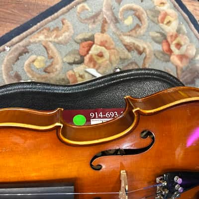 4/4 Violin A. R. Seidel Mittenwald Obb. Handmade Copy of Antonius Stradivarius- Made in 7/83 East Germany - Model V131G Registration No.H4441 image 5