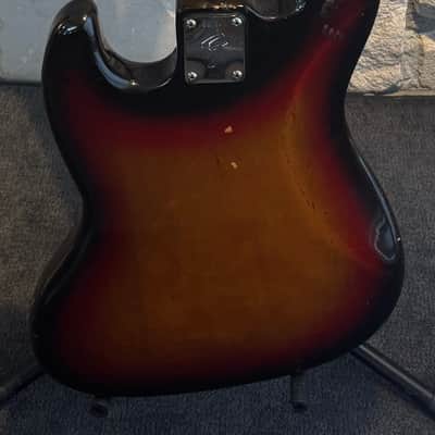 Fender Jazz Bass with Maple Fretboard 1974 - Sunburst image 15