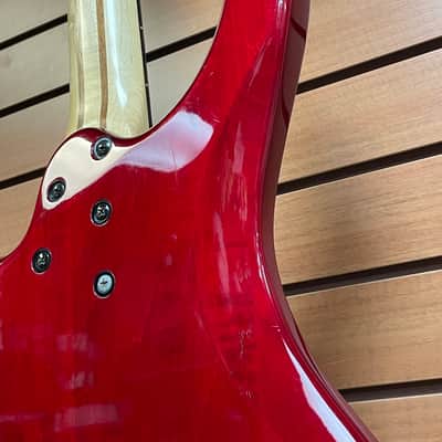 Ibanez BTB400QM-TR Standard - Transparent Red image 9