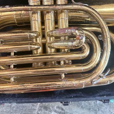 Bach Mercedes Marching Baritone Horn with case and mouthpiece, Made in USA image 2