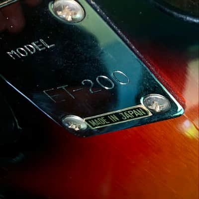 Vintage Teisco del ray Model et 200 Electric guitar made in japan 1965 image 7