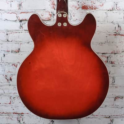 Harmony - 1969 H53/1 Rocket Semi Hollow Electric Guitar - Red Burst - Fully Restored - xH531 - VINTAGE image 10