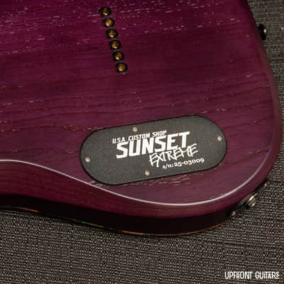 Schecter USA Custom Shop Sunset Extreme 6 2025 Stabilized Top Electric Guitar w/OHSC image 6