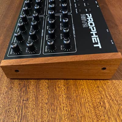 Sequential Prophet Rev2 Desktop 8-Voice Polyphonic Synthesizer 2018 - Present - Black with Wood Sides image 4