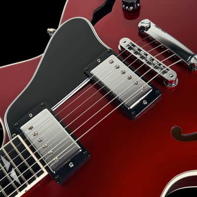 2004 Gibson ES-137 CU Custom Semi-Hollow ~ Candy Apple Red image 5
