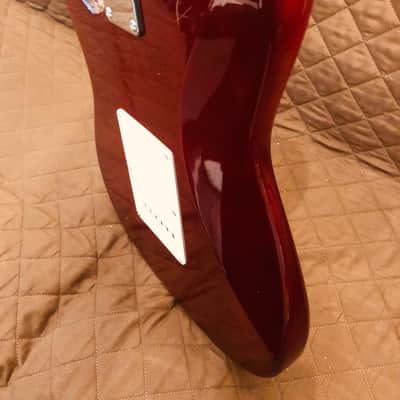 Washburn SFDSB Deluxe Sonamaster Double Cut Solid Body Flame Maple Top Maple Bolt-on Maple Neck 6-String Electric Guitar image 9