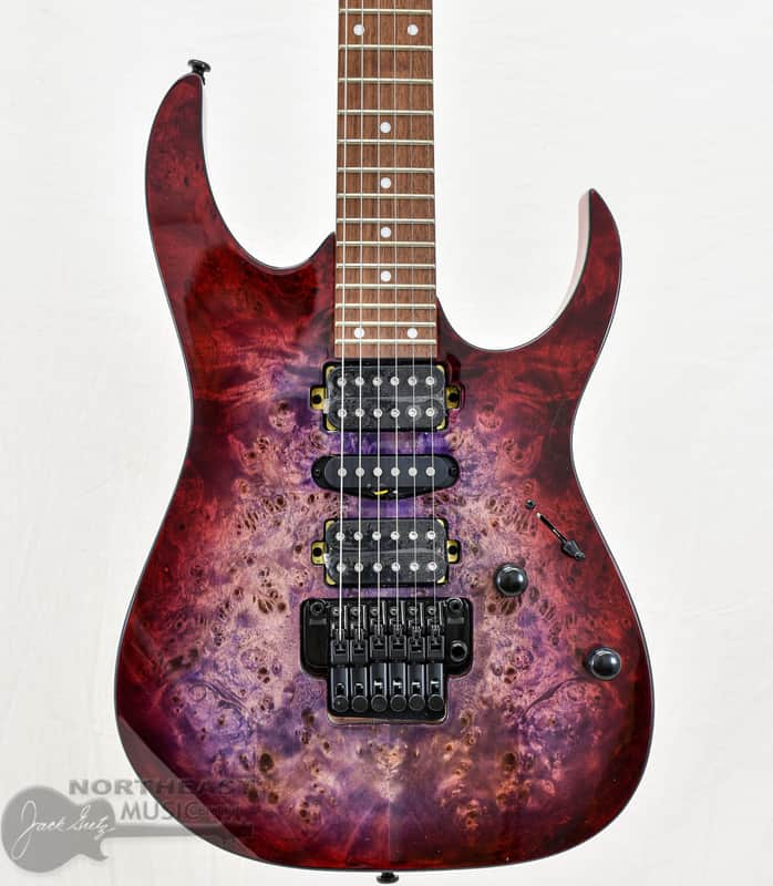 Ibanez RG470PB Poplar Burl - Red Eclipse Burst image 1