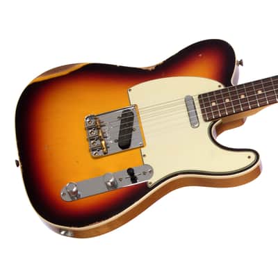Fender Custom Shop MVP Telecaster Relic - Chocolate 3-Tone Sunburst w/Rosewood Fingerboard - Dealer Select Master Vintage Player Series Electric Guitar image 3