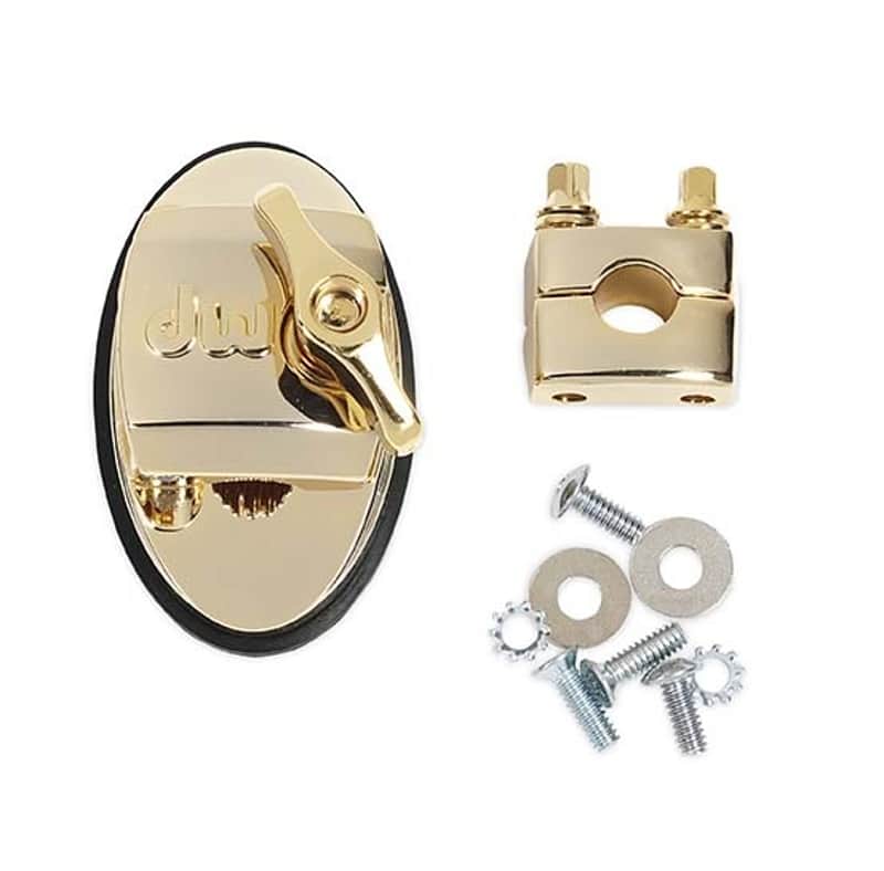 DW Tom Bracket, Pre 2012 w/ Mounting Screws - Gold image 1