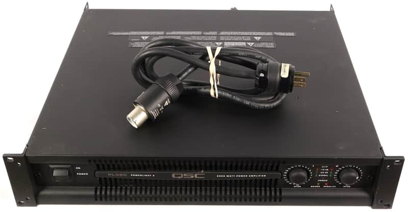 QSC PL380 Powerlight 3 Series Lightweight Rack-Mounted Power Amp
