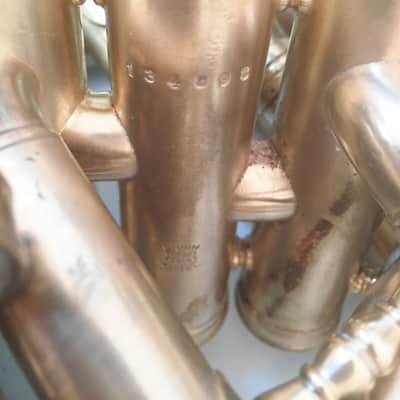 Conn Double Bell Euphonium-Gold Plated-Engraved-Made 1913-Clean-Playable-w/Case! image 12